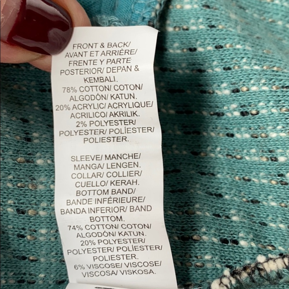 Lucky Brand women’s Bomber grey & blue jacket. - Picture 5 of 6